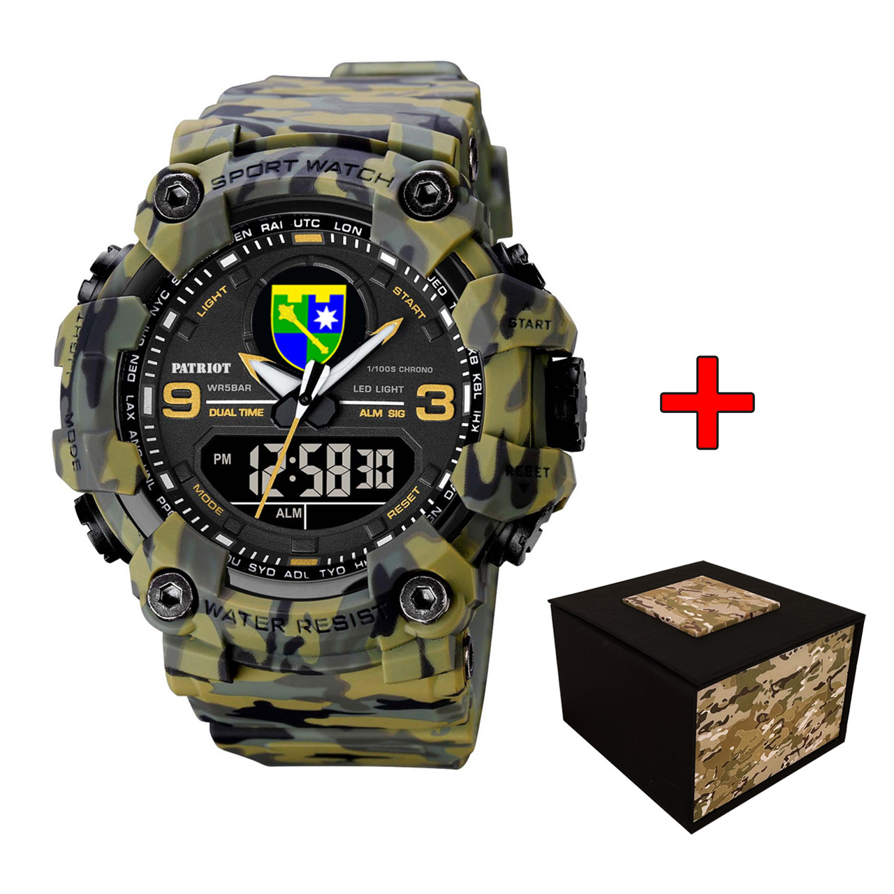 Patriot 001 Регіональне управління Зелений камуфляж + Коробка, фото 1