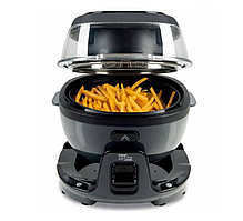 Аерогриль 10л Zepline з функцією обертання 4000Вт Аерофритюрниця на 18 програм Smart-аерофритюрниця ZP-140