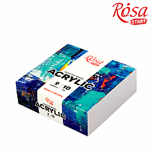 Набір акрилових фарб COLOR 9x10 мл, ROSA START