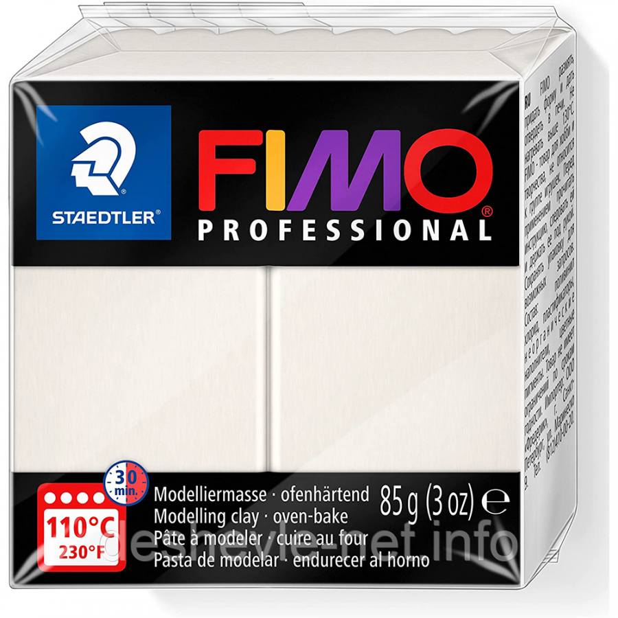 Пластика professional, порцелянова, 85 г, Fimo