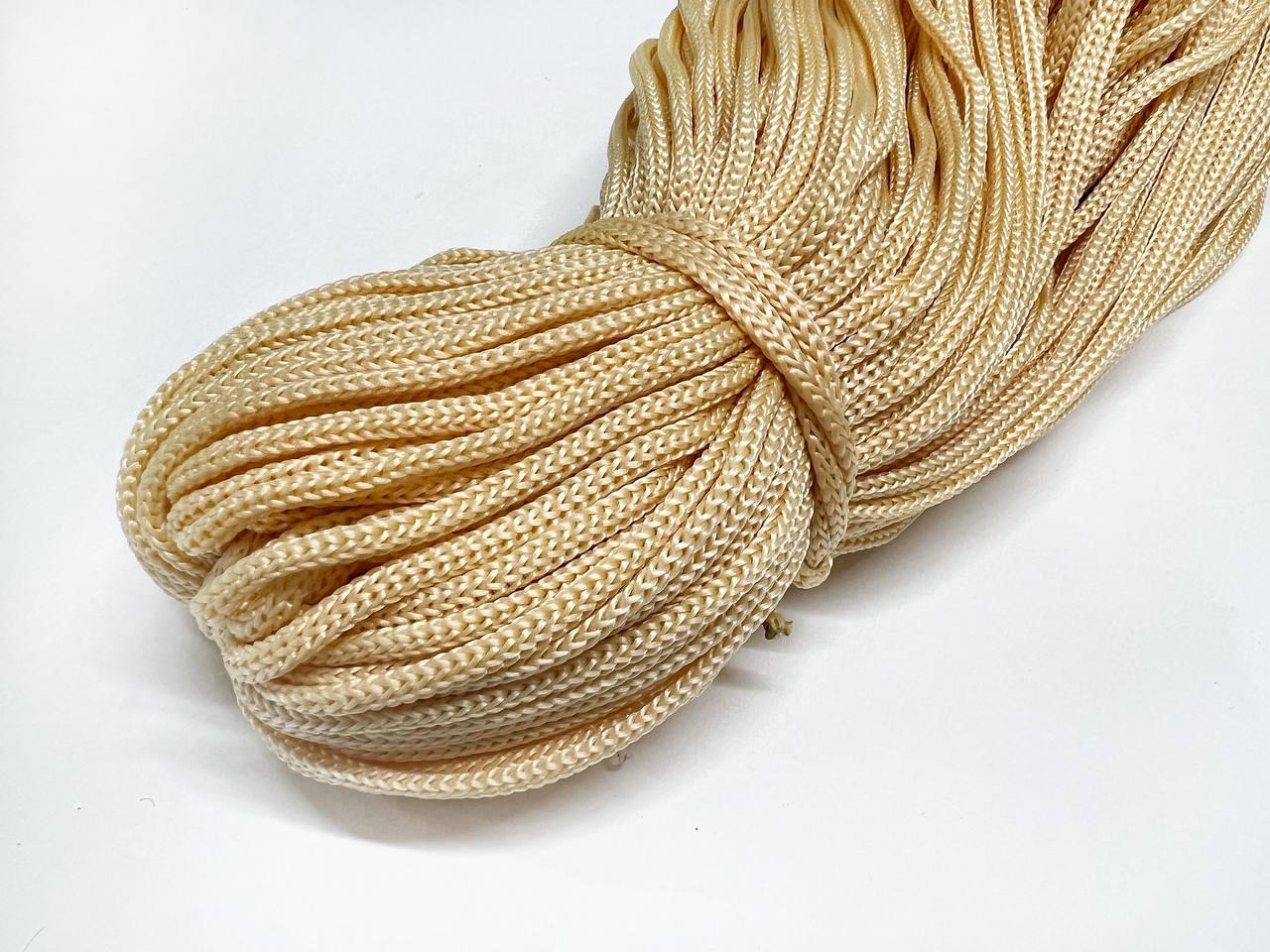 Шнур для гамака 6мм Бежевій (100м), фото 1