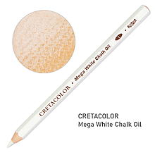 Олівець для малюнка MEGA, Білий оливний, м'який, Cretacolor
