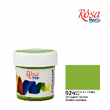 Фарба гуашева, Жовто-зелена (924), 20 мл, ROSA Studio
