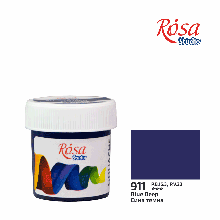 Фарба гуашева, Синя темна (911), 20 мл, ROSA Studio