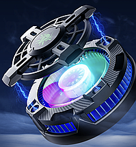 Магнітний кулер для телефону із затискачем та RGB підсвічуванням Plextone EX 2 Pro, фото 5