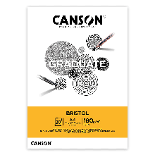Склейка паперу для малюнка GRADUATE BRISTOL, А4 (21*29,7 см), 180 г/м2, 20 л, Canson