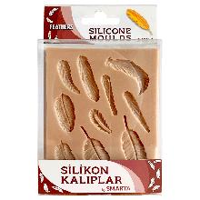 Силіконовий молд, Пір'я, 10,5х13 см, Smarta