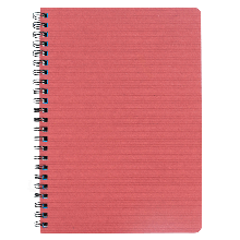 Декоративний блокнот на спіралі А4, 96 л, із закладками, SMILTAINIS