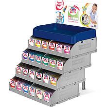 Дисплей із наповненням для пластики, 384 брусків, Fimo kids 8030