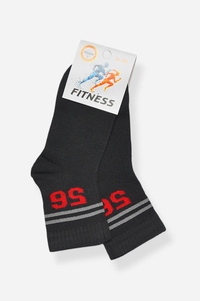 Шкарпетки жіночі демісезонні чорного кольору р.36-40 198784S, фото 1