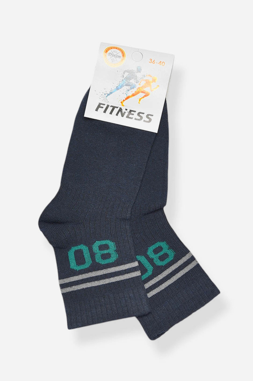 Шкарпетки жіночі демісезонні темно-синього кольору р.36-40 198787S, фото 1