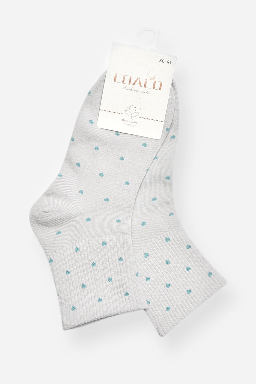 Шкарпетки жіночі демісезонні сірого кольору р.36-41 200730S, фото 1