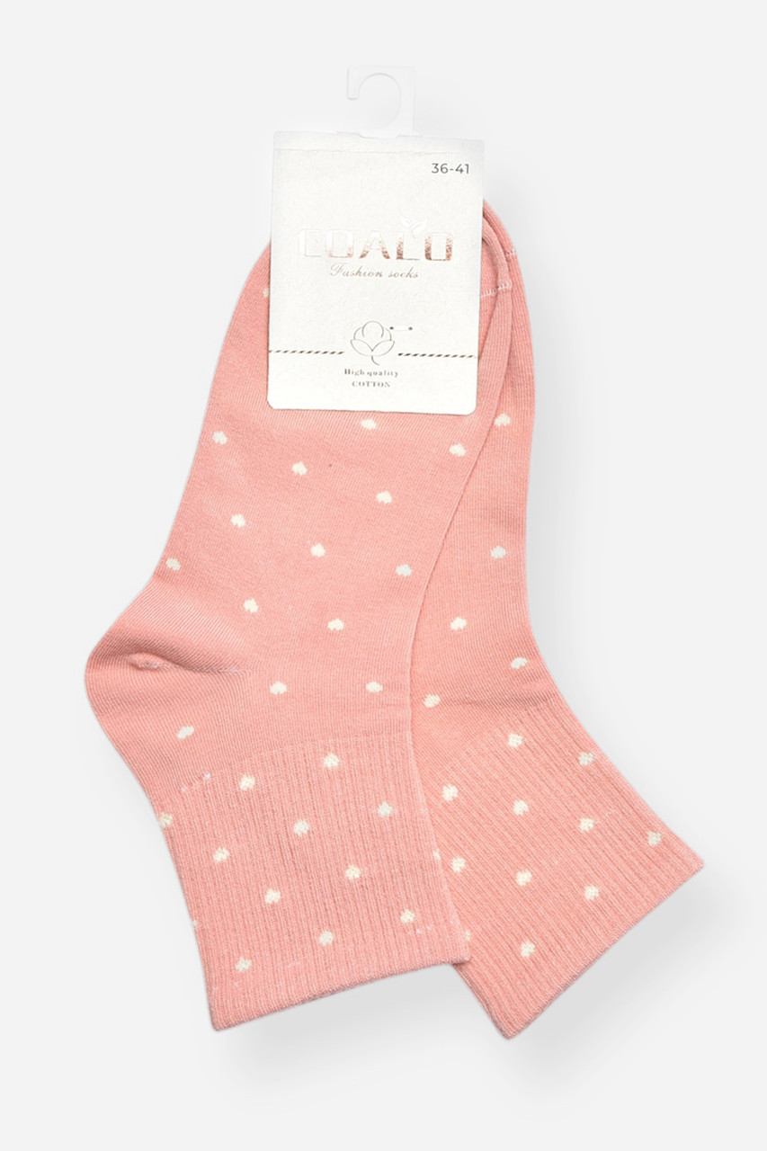 Шкарпетки жіночі демісезонні рожевого кольору р.36-41 200734S, фото 1