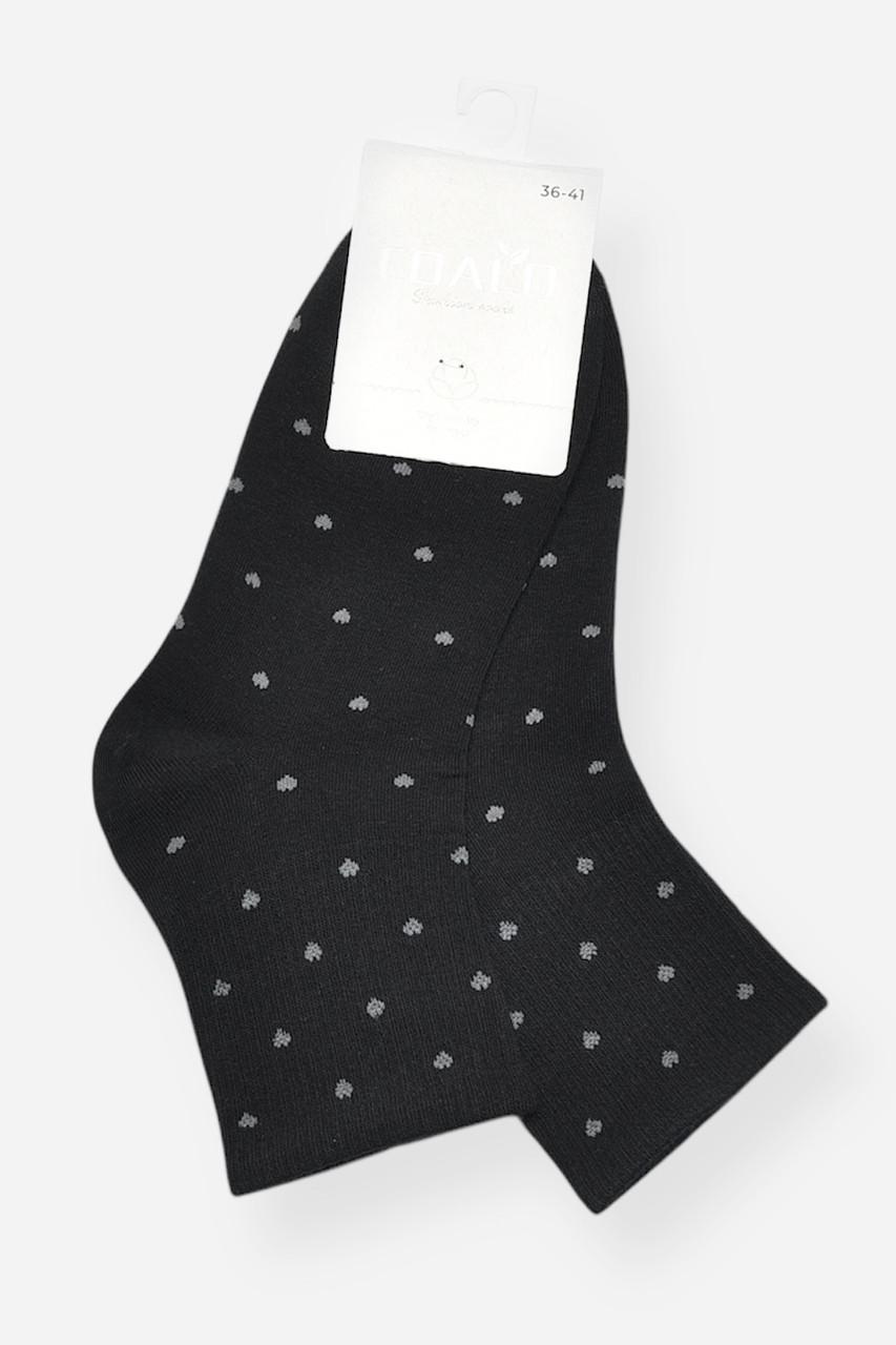 Шкарпетки жіночі демісезонні чорного кольору р.36-41 200735S, фото 1