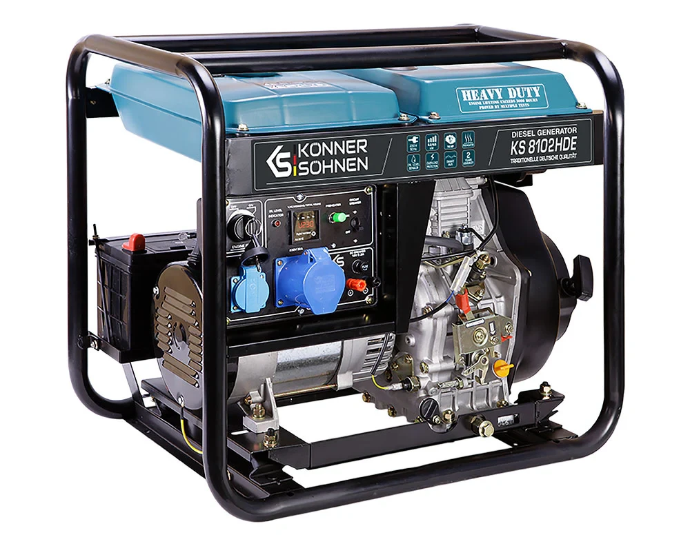 Дизельний генератор «Könner & Söhnen» KS 8102HDE (EURO II), фото 1