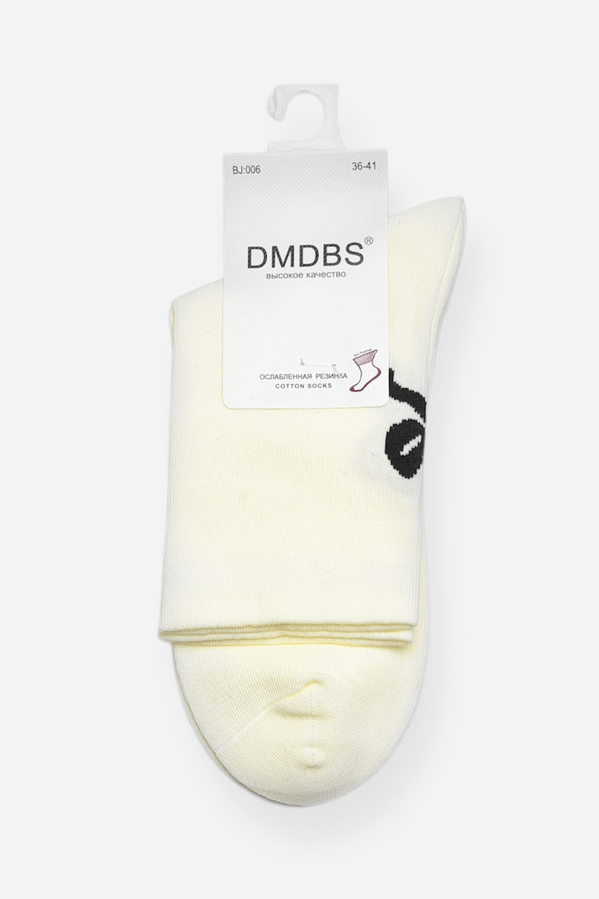 Шкарпетки жіночі демісезонні молочного кольору р.36-41 200769S, фото 1