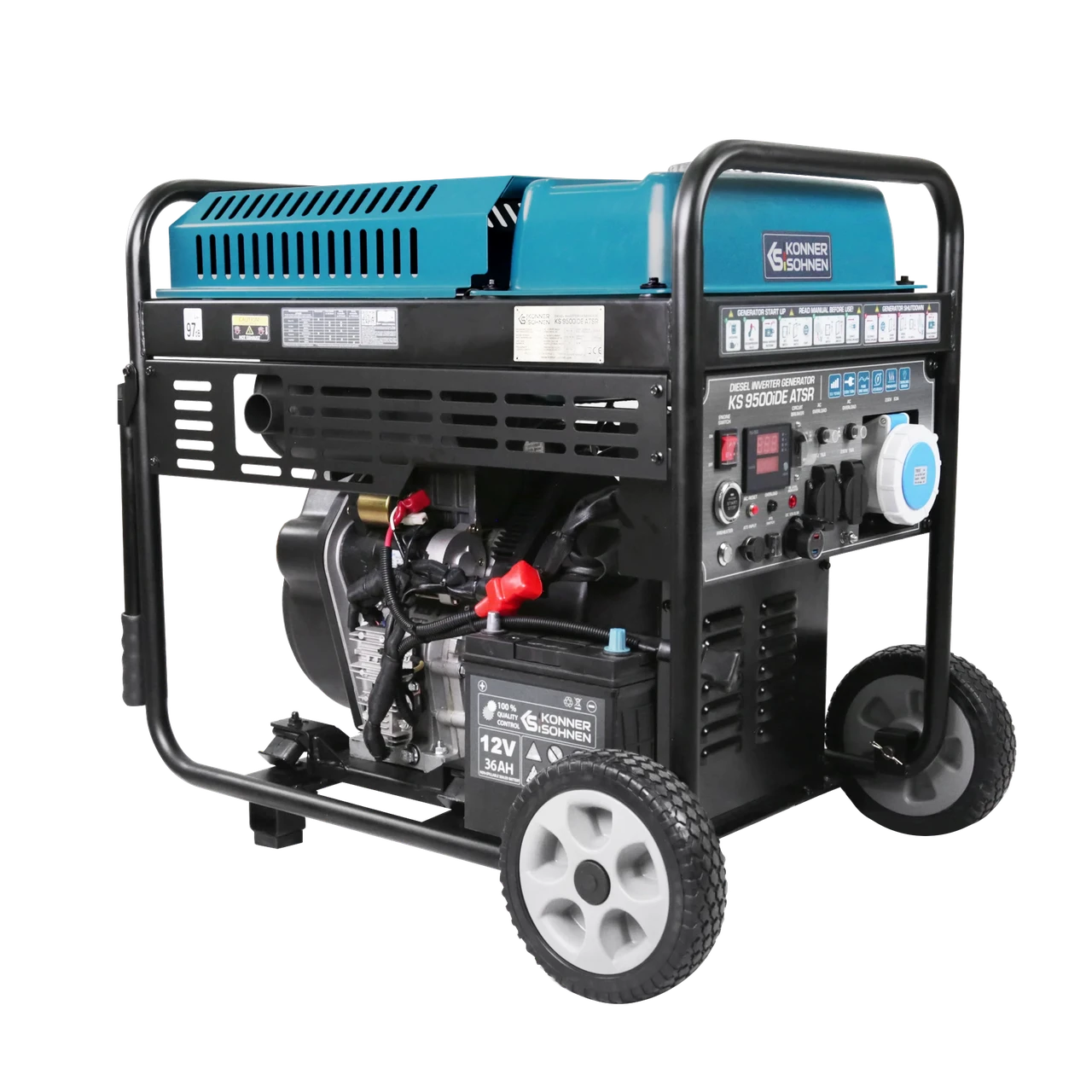 Дизельний інверторний генератор «Könner & Söhnen» KS 9500iDЕ ATSR, фото 1