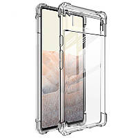 TPU чохол GETMAN Ease logo посилені кути Full Camera для Google Pixel 6 Безбарвний (прозорий)