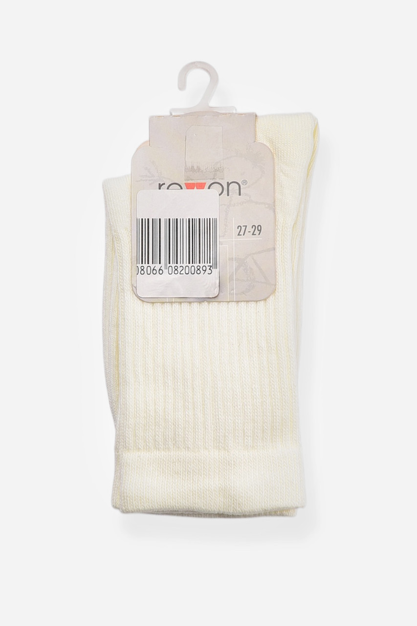 Шкарпетки дитячі демісезонні молочного кольору р.27-29 198524S, фото 1