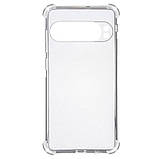 TPU чохол GETMAN Ease logo посилені кути Full Camera для Google Pixel 9 Pro XL Безбарвний (прозорий), фото 2