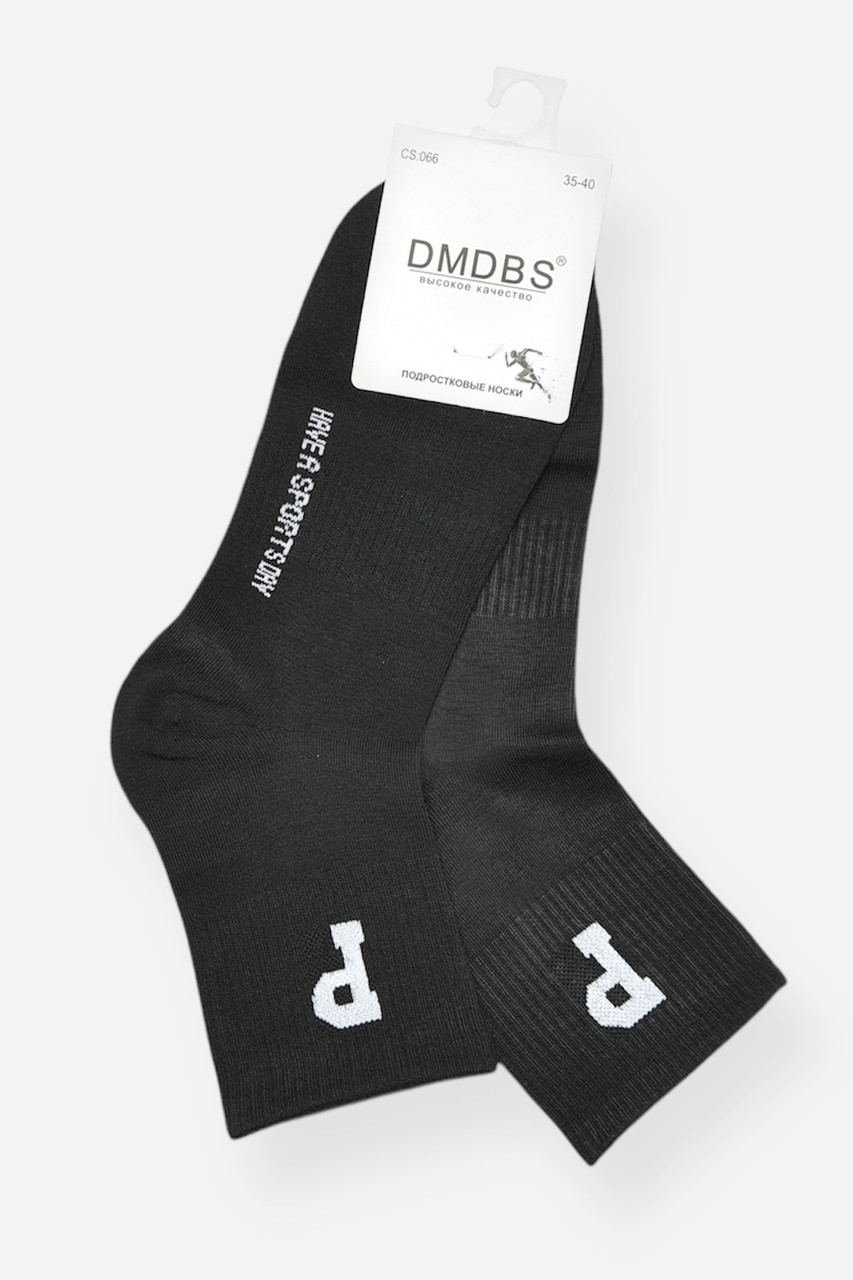 Шкарпетки підліток демісезонні чорного кольору р.35-40 200875S, фото 1