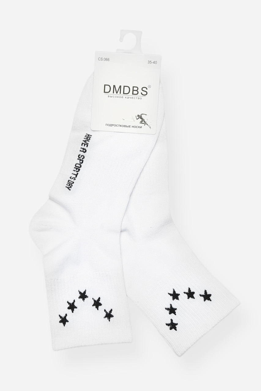 Шкарпетки підліток демісезонні білого кольору р.35-40 200876S, фото 1