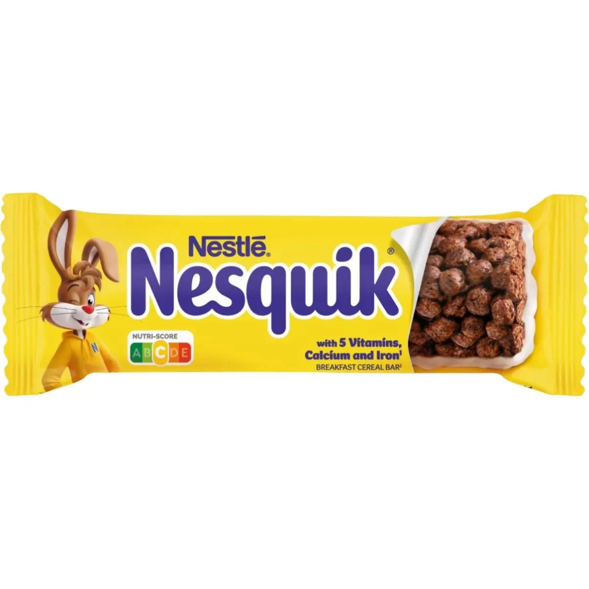 Злаковий батончик Nesquik з какао з вітамінами та мінеральними речовинами 25 г, фото 1