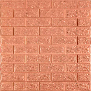 3D панель самоклеюча 700x700x7мм цегла Пудра SW-00001800