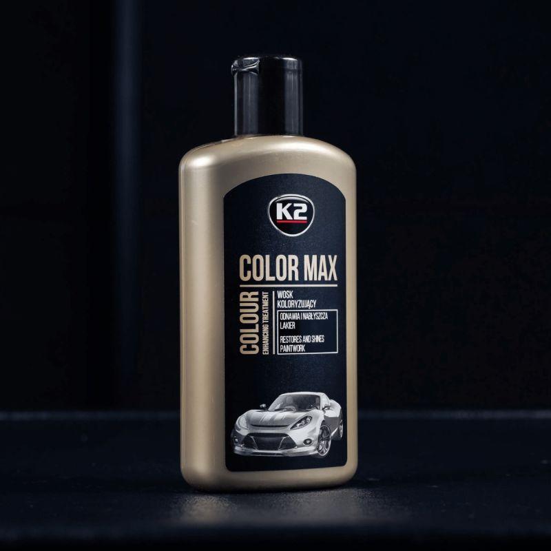 Поліроль восковий для кузова Color Max чорний K2 250 мл K020CAN