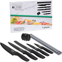 Набір металевих ножів  в коробці, 7 предметів ALM-A001 купити дешево оптом в інтернет-магазині