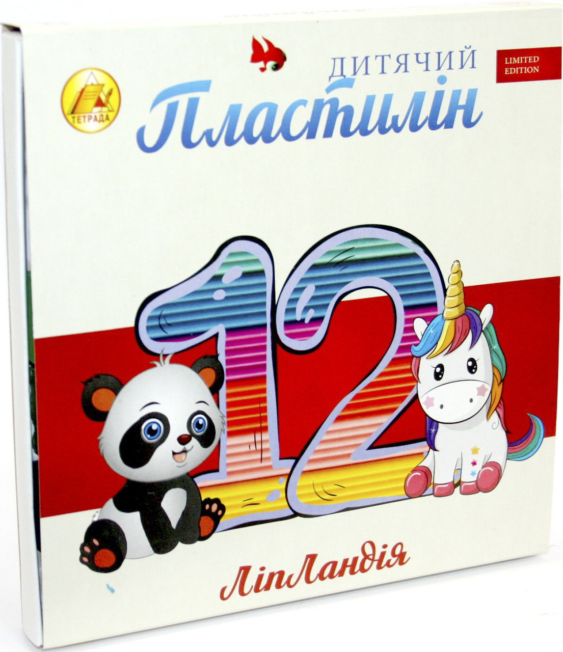 Пластилін "Тетрада" Ліпландія/Пластіленд 12 кольор. 240гр(10), фото 1