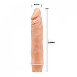 Мультишвидкісний вібратор фаллоімітатор Barbara 8.3", фото 3