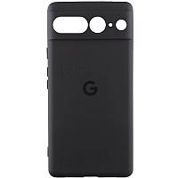 Чохол Silicone Cover Lakshmi Full Camera (AA) with logo для Google Pixel 7 Pro Чорний / Black