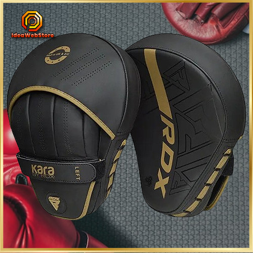 Боксерські лапи рукавички відпрацювання для ударів, Лапи ручні для ударів боксу та кік-боксингу RDX F6 KARA