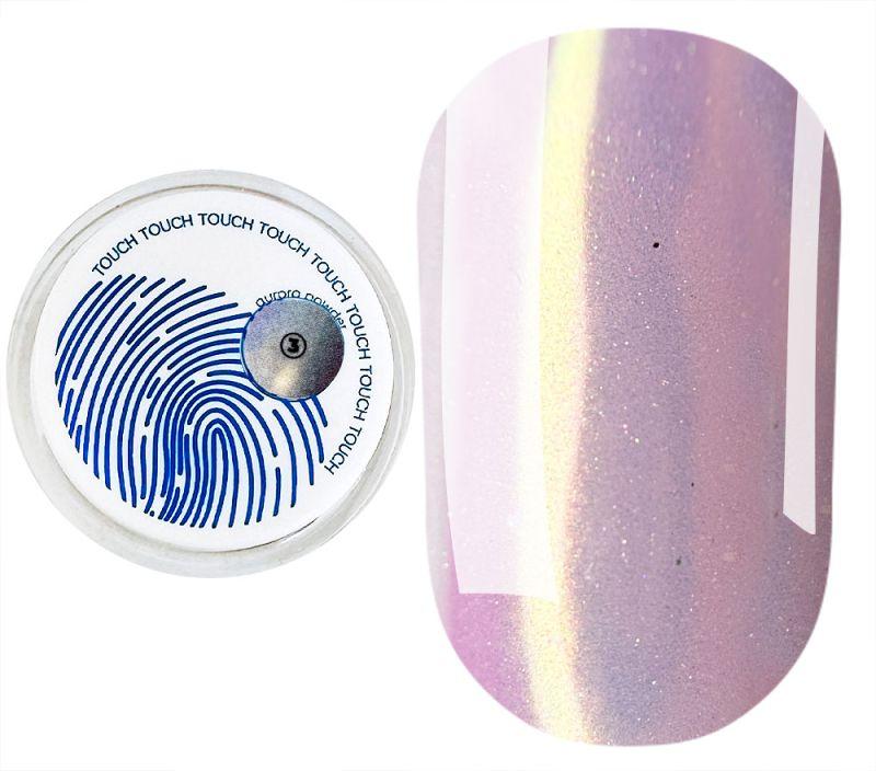 Втирка для манікюру Touch Aurora Powder No03, 5 мл, фото 1