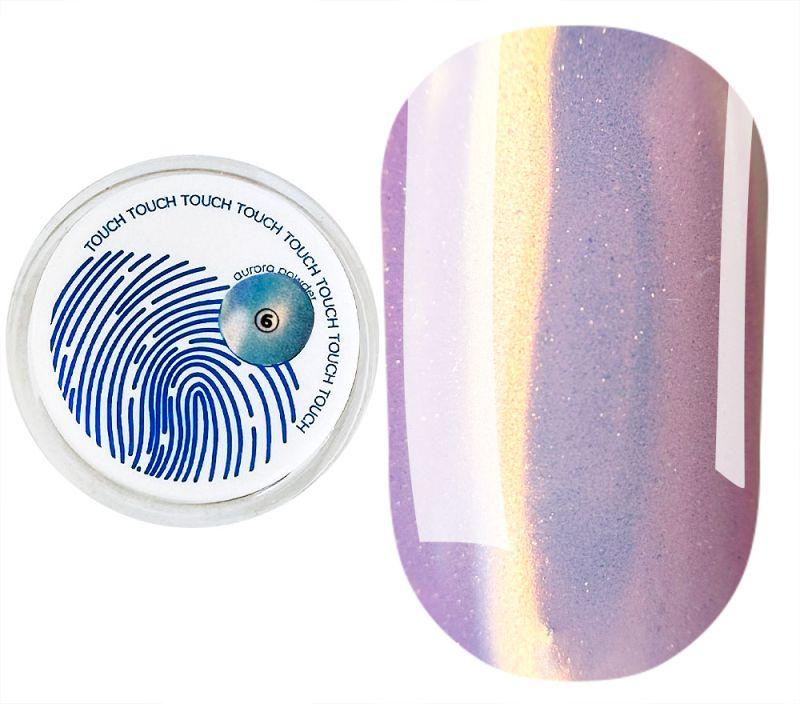 Втирка для манікюру Touch Aurora Powder No06, 5 мл, фото 1