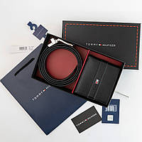 Чоловічий набір ремінь і гаманець Tommy Hilfiger (064)