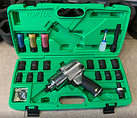 Гайковерт пневматичний з набором головок TOPTUL 1/2" 27ед. GDAI2703