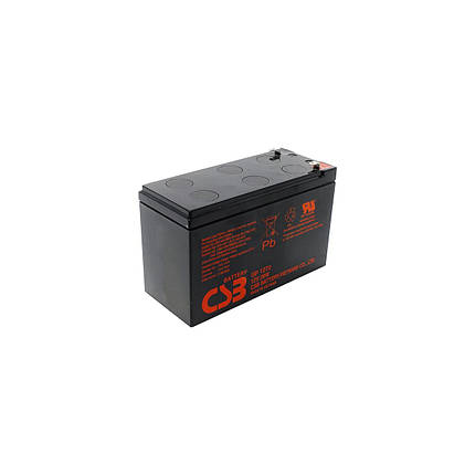 Акумулятор CSB GP1272F2, 12V 7,2Ah, фото 3
