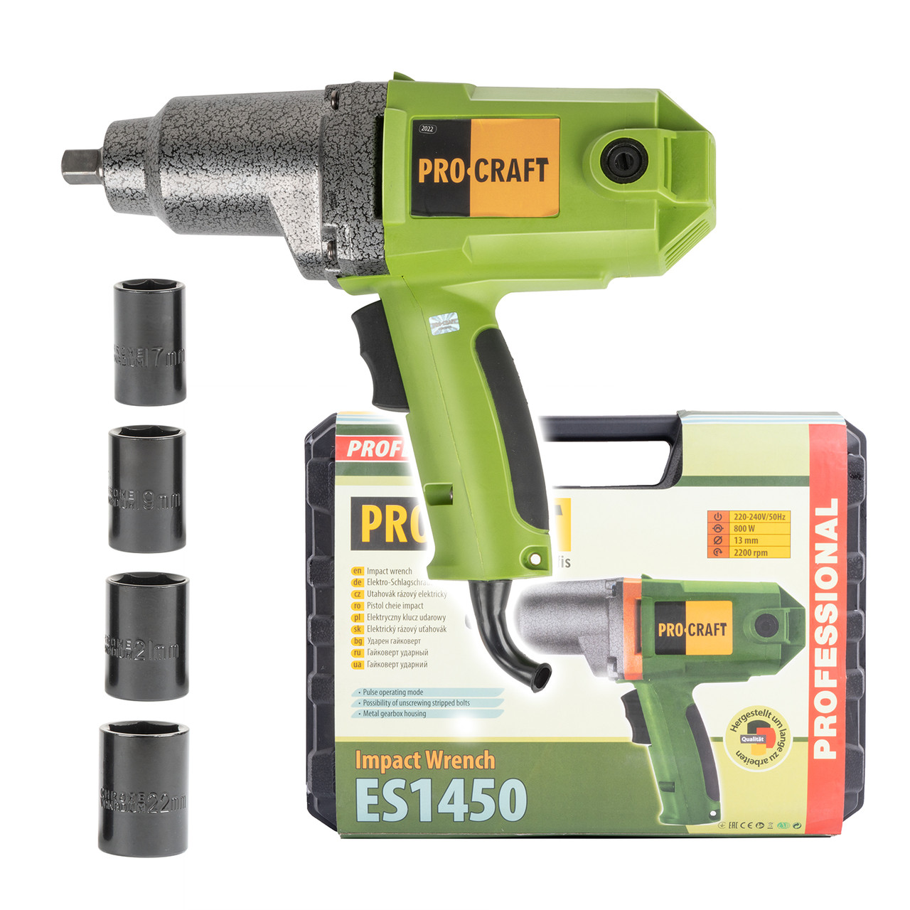 Електричний ударний гайковерт ProCraft ES-1450, фото 1