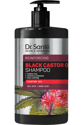 Шампунь Dr.Sante Black Castor Oil для інтенсивного догляду за волоссям Dr.Sante Black Castor Oil шампунь для волосся - це інноваці