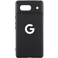 Чохол Silicone Cover Lakshmi Full Camera (AA) with logo для Google Pixel 7a Чорний / Black