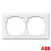 Рамка 2-поста ABB Neo 3901M-A00120 03 подвійна, біла