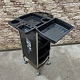 Візок перукарський, візок косметологічний 4 шухляди 2 полиці, фото 3