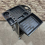 Візок перукарський, візок косметологічний 4 шухляди 2 полиці, фото 4