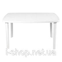 Стіл для саду пластиковий BICA Cayman, білий, фото 5