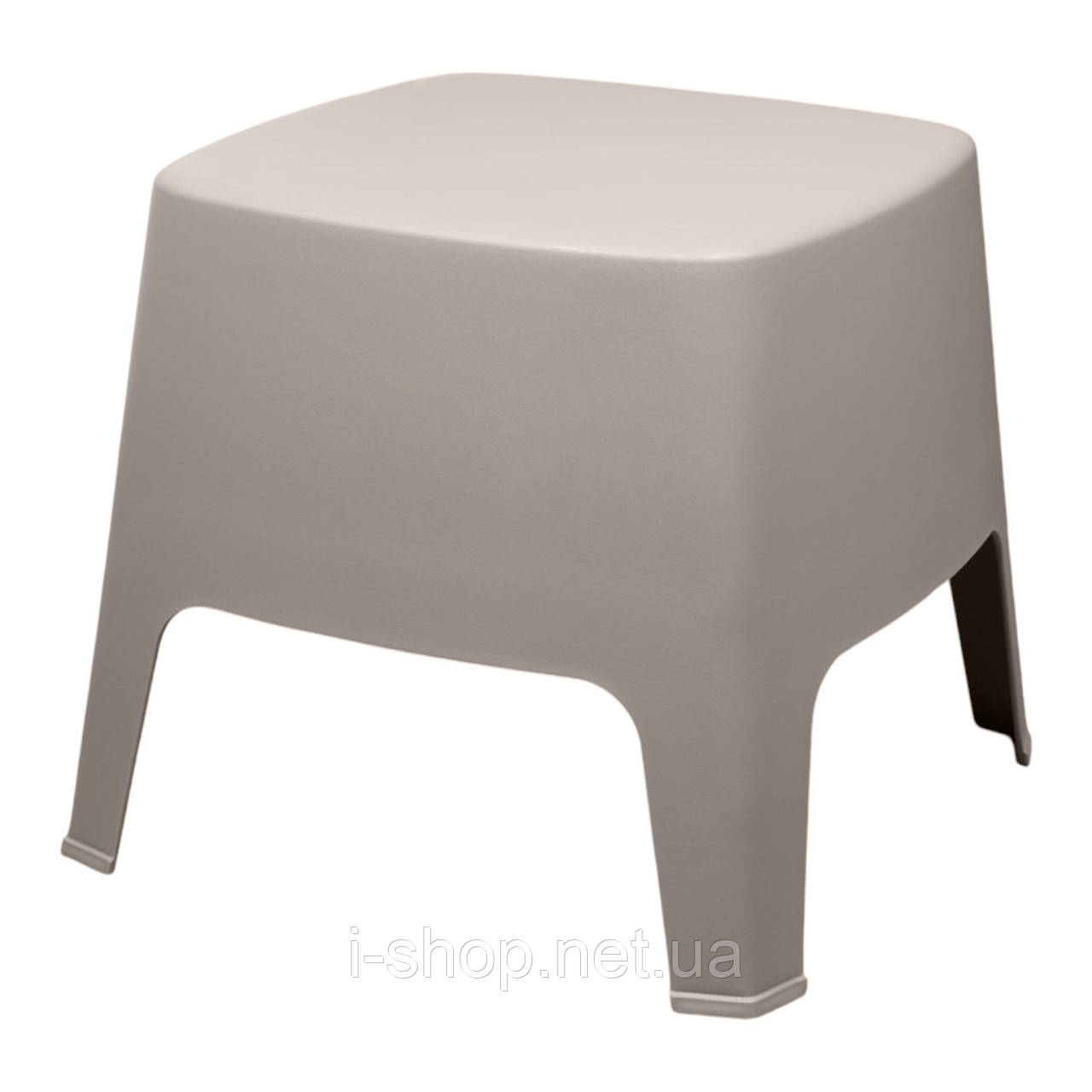 Столик-табурет приставний Prosperplast Milane, сіро-бежевий