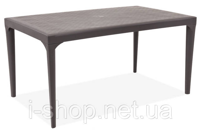 Стіл для саду пластиковий BICA Oslo, бежево-сірий, фото 1