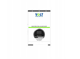 Сонячний інвертор Volt Polska SINUS PRO ULTRA-HV 6000 24/230 В, Гібридний потужний інвертор 80 квт