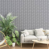 3D панель самоклеюча 700х770х7мм цегла Срібло (017-7) SW-00000059, фото 5